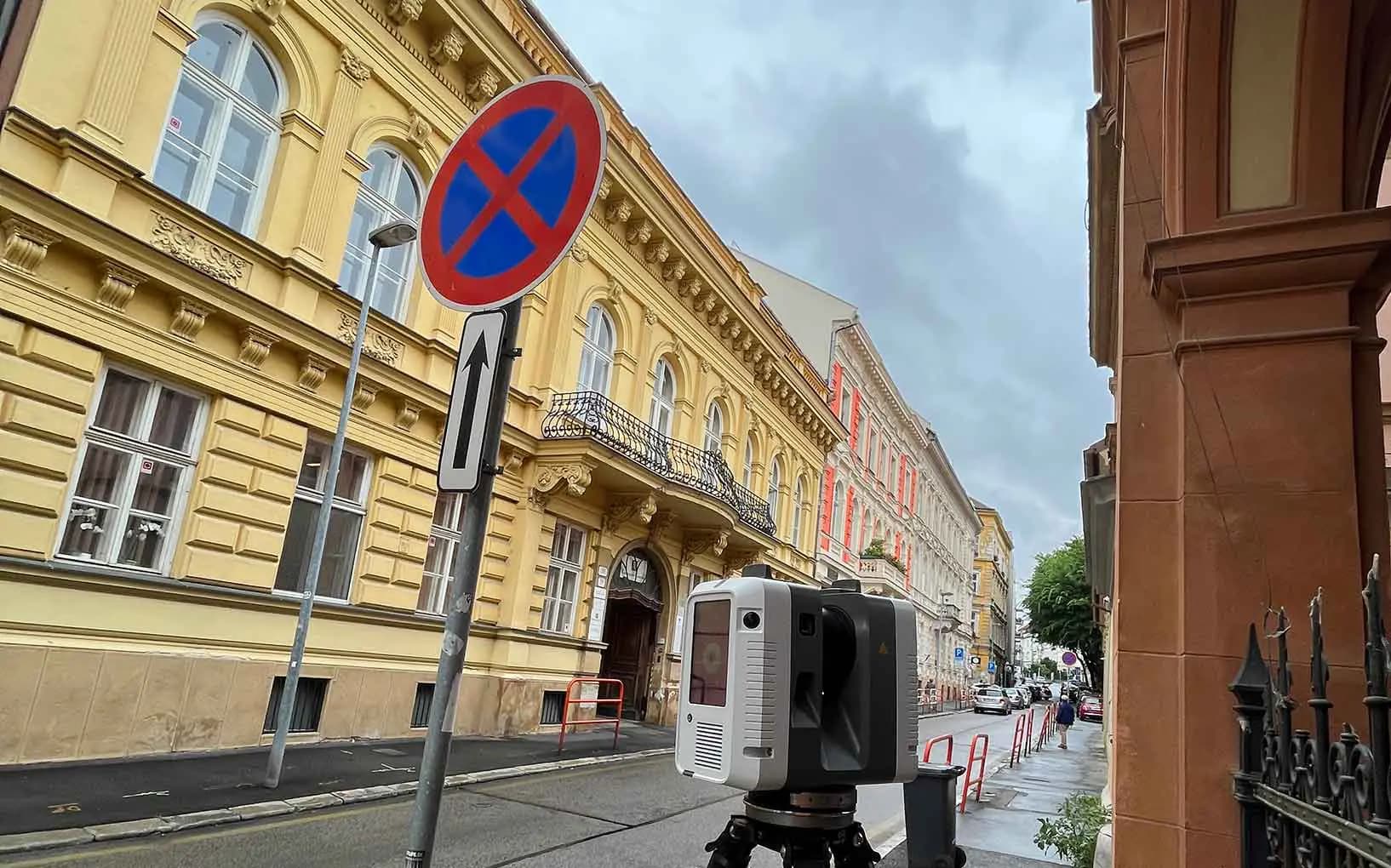 Kozia 17, Bratislava - zameranie fasády historickej budovy
